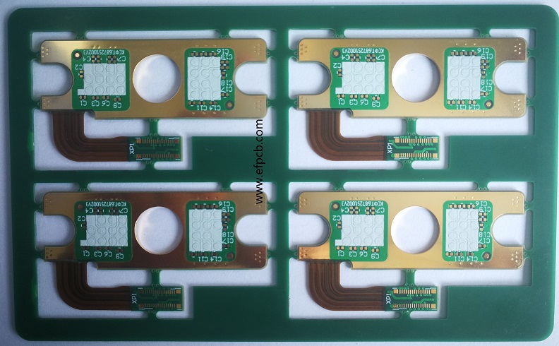 Rigid flex PCB, RF PCB, hard gold PCB, via on PAD PCB