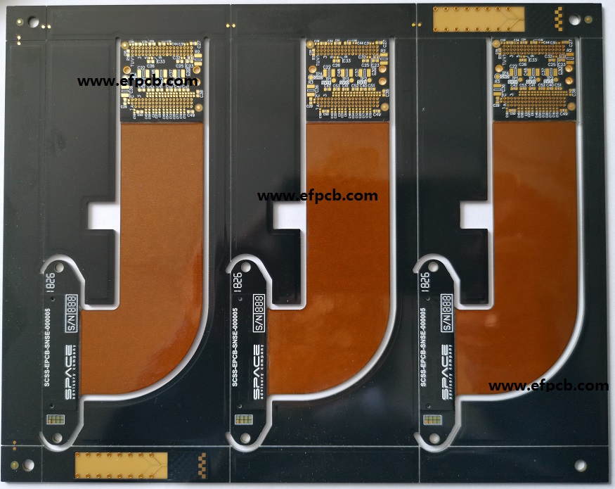 Rigid Flex PCB, High Speed PCB, Impedance Control, black PCB