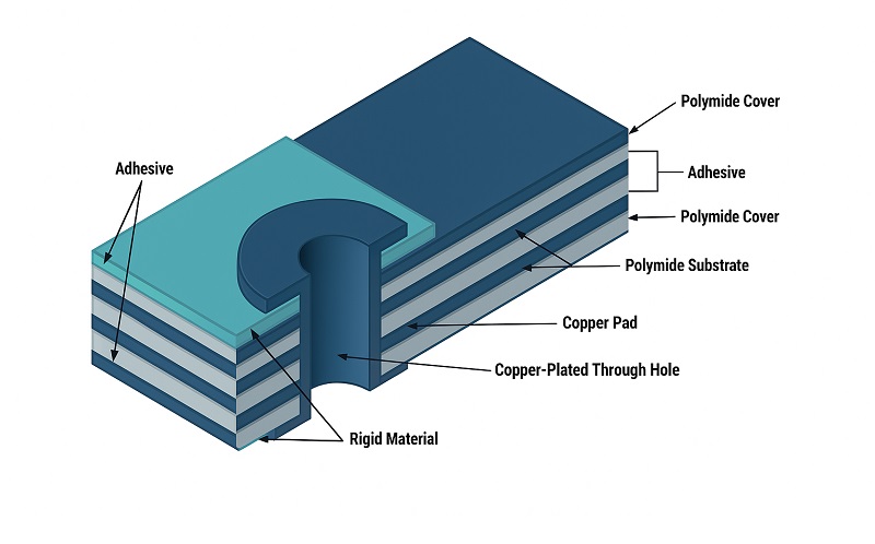 rigid flex PCB stack up