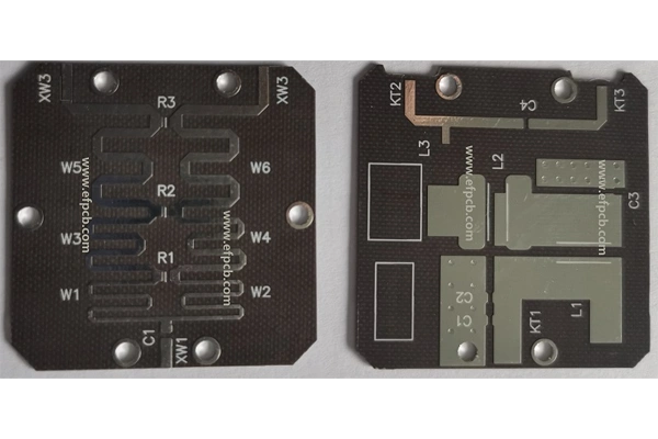 СВЧ печатная плата, радиочастотная печатная плата, печатная плата TLY-8, печатная плата F4BM255, печатная плата с низким DK