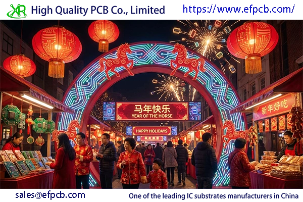 Уведомление о праздниках Китайского Нового года от производителя печатных плат