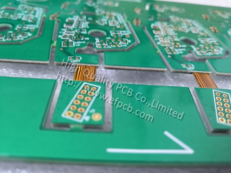 Edge plating SZTYWNO-GIĘTKA PŁYTKA PCB DO TELEKOMUNIKACJI 8L